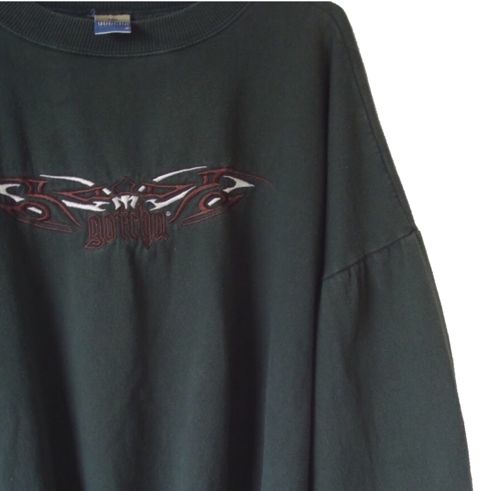 SOLD X GOTCHA VINTAGE 90S SURF CREWNECK SWEATSHIRT - Picture 3 of 7